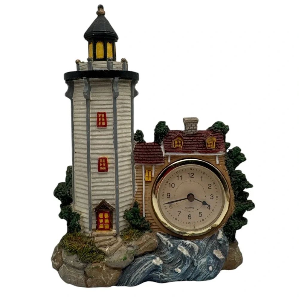 Resin Lighthouse Clock - Untested